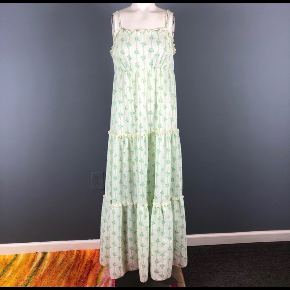 Vintage 70s prairie dress
